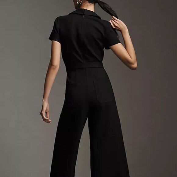 Anthropologie Deep Purple Jumpsuit - Picture 4 of 5